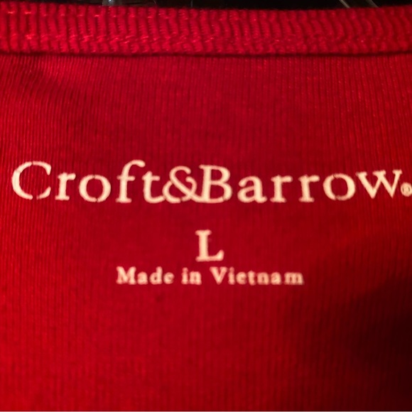 Croft & Barrow Women's Scarlet Short Sleeve Tee/tunic - Picture 2 of 5